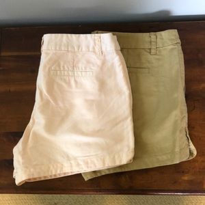 Bundle of J.Crew Linen Shorts - size 10